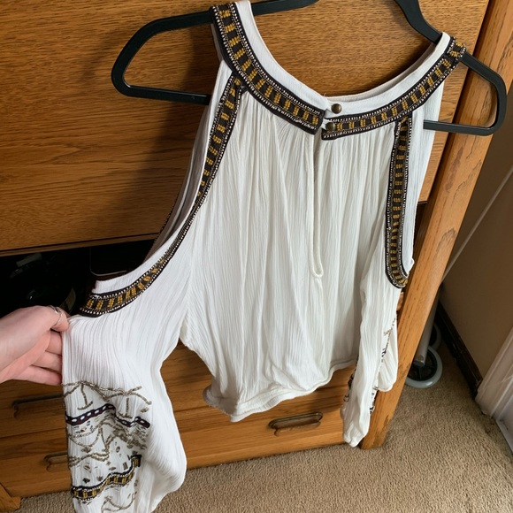 Free People Unique Beaded Top - Picture 3 of 4